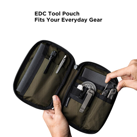 Inside layout shows 7 pockets for cables, drives, and tools.