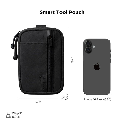 ALPAKA Admin Pouch Pro smooth zipper for quick, reliable access.