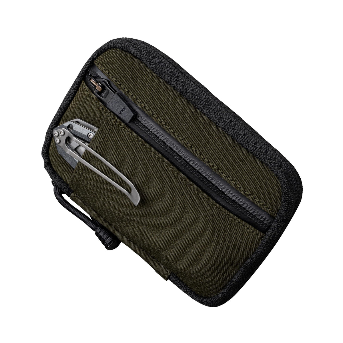 ALPAKA hub pouch pro front view highlighting compact daily carry