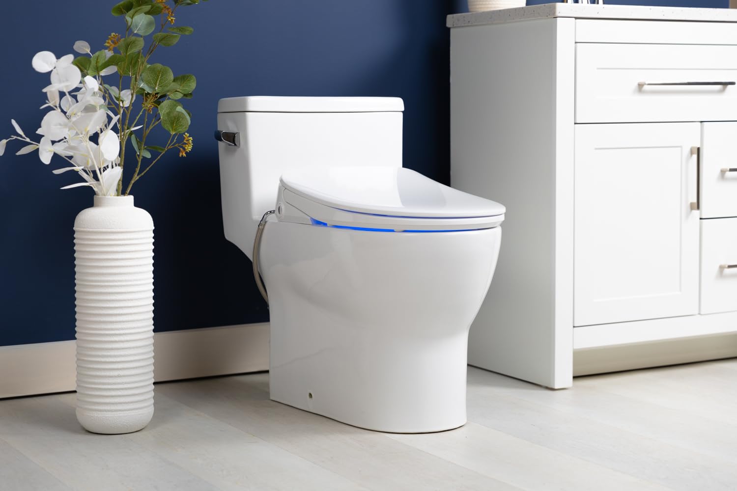 ALPHA BIDET iX Pure ultra-low-profile design blends with any decor.
