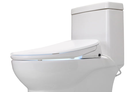 ALPHA BIDET UX Pearl arc nozzle design reduces splash for cleaner rinsing