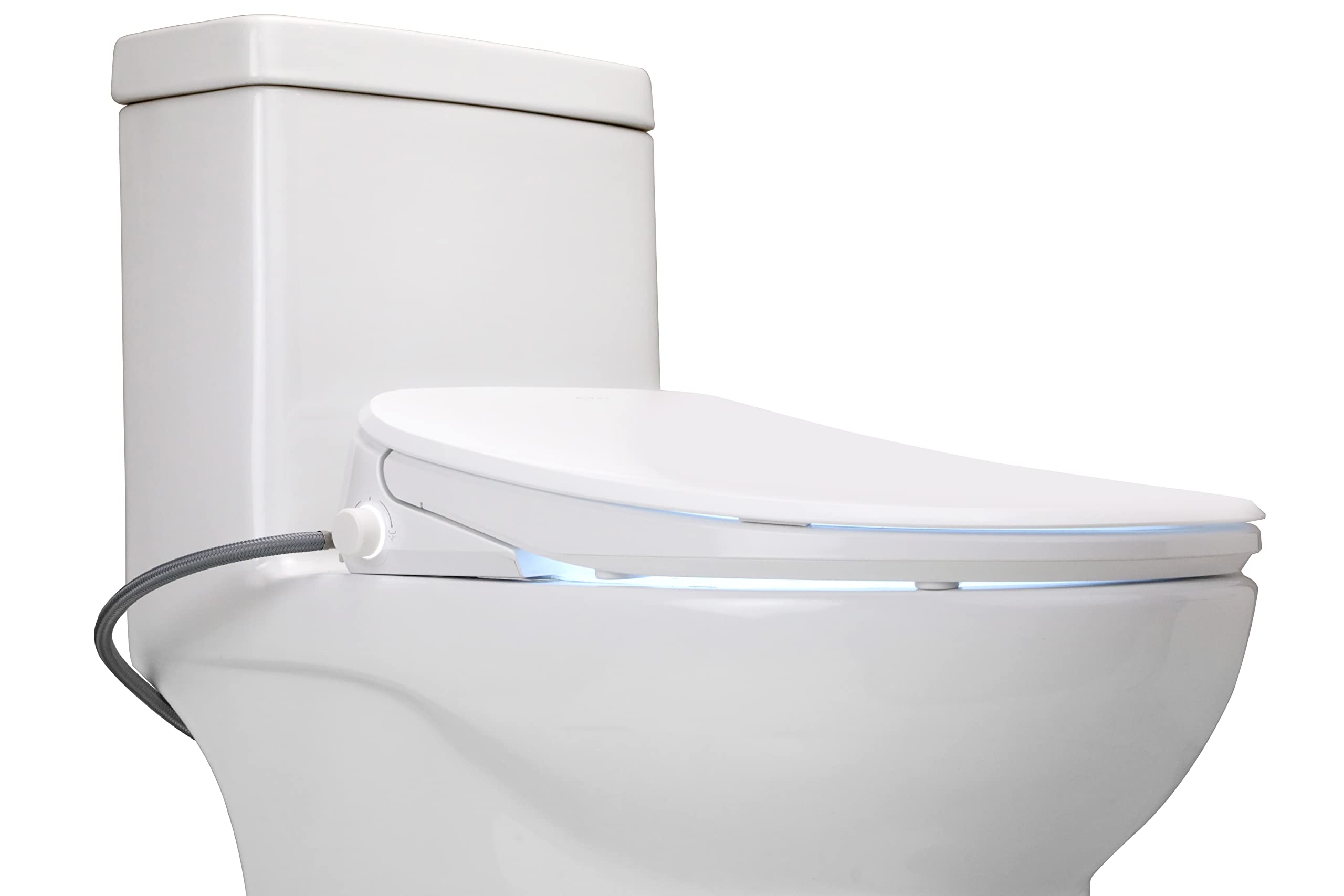 ALPHA BIDET UX Pearl side profile shows ultra-low footprint in modern bathrooms