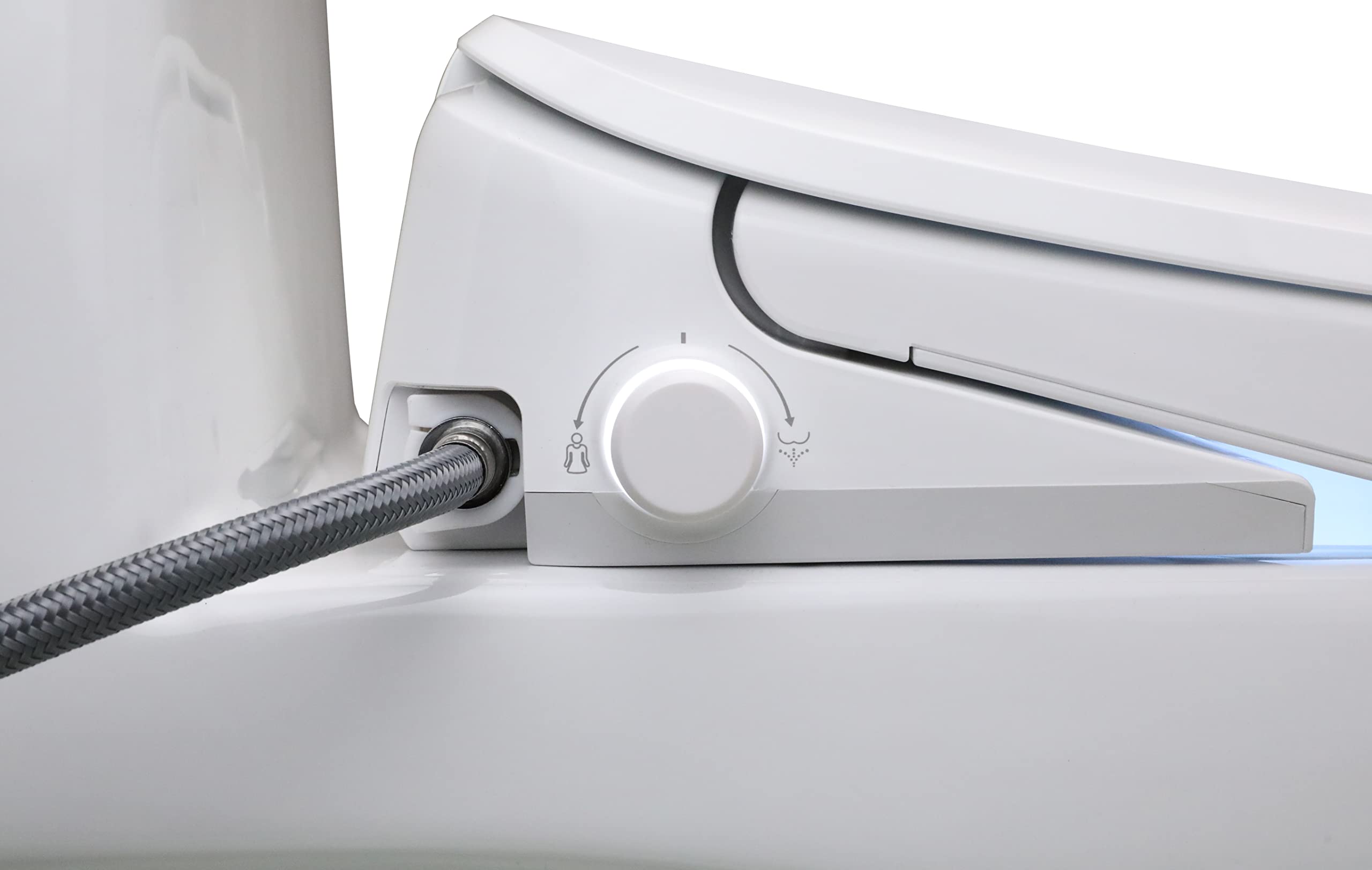 ALPHA BIDET UX Pearl tankless heater illustration highlights endless warm water on demand