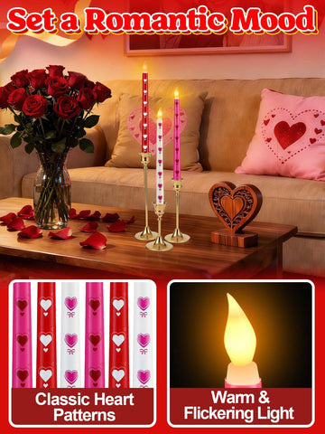 Alphatool LED flameless candles timer control for easy mood settings.