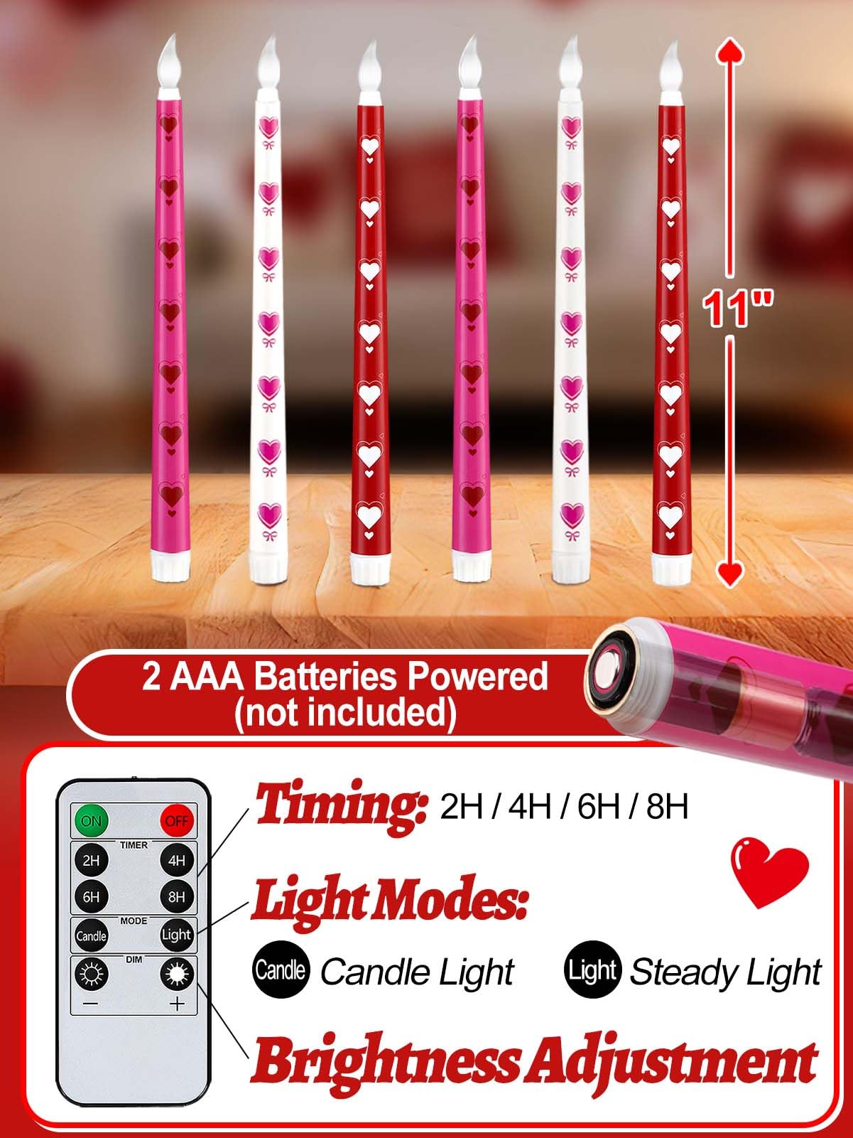 Alphatool valentines table centerpiece candles create romantic table settings.