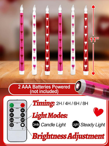 Alphatool valentines table centerpiece candles create romantic table settings.