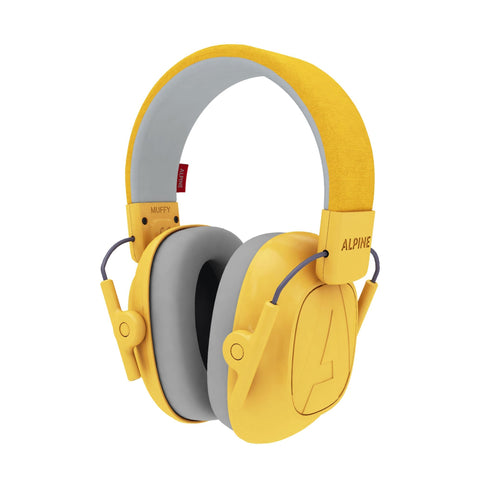 Alpine Muffy Kids ears closeup showing soft cushions for comfortable all-day wear.