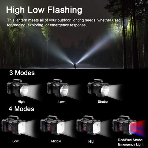 AlpsWolf 1200m beam distance enables far sight lines for trails and roads