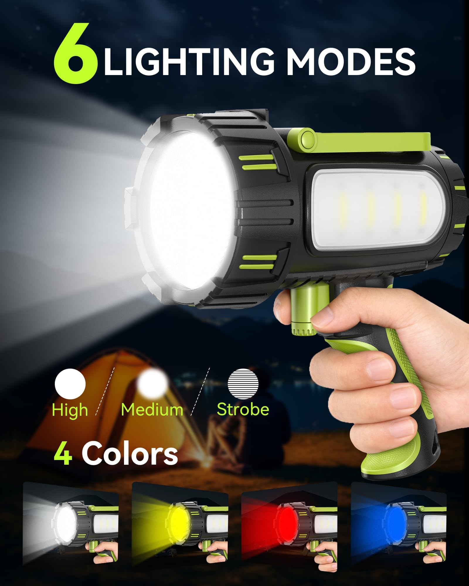 AlpsWolf yellow lens supports visibility in search and signaling tasks.
