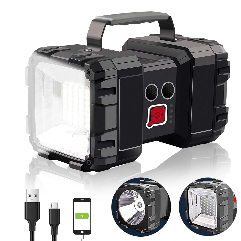 AlpsWolf rechargeable flashlight with 4000lm beam for outdoor visibility