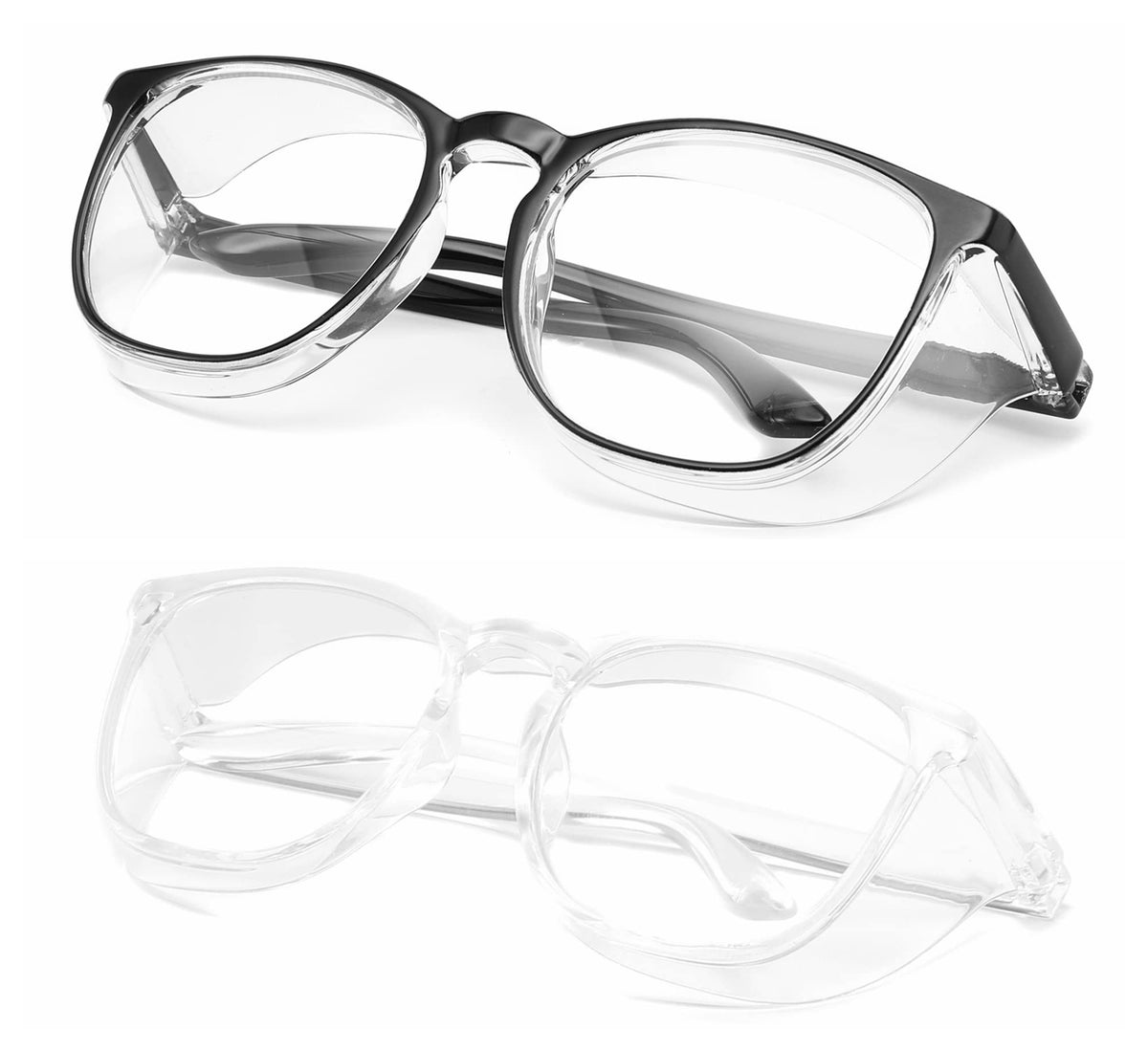 Alsenor safety glasses anti-fog black frame for all-day visibility