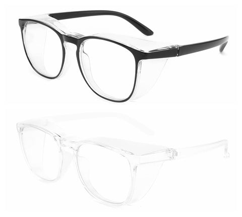 Alsenor safety glasses anti-fog transparent frame for versatile daily wear