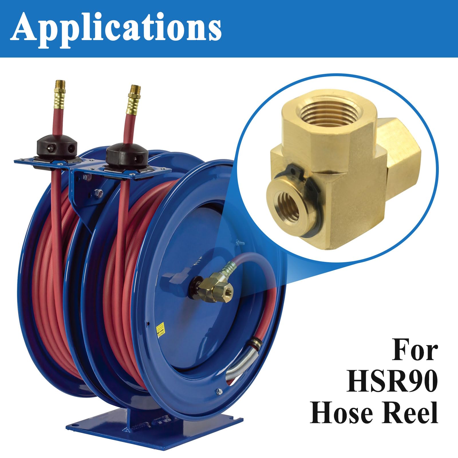 Alsoyixia swivel action reduces hose tangles for easier operation.