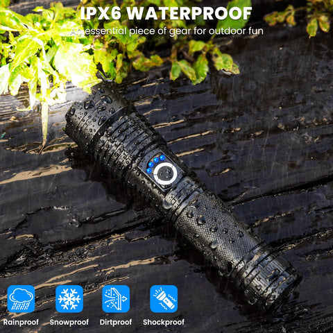 ALSTU flashlight offers up to 15 hours of use for extended trips