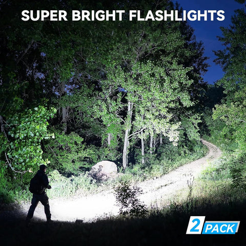 ALSTU flashlight side profile highlights a sturdy grip for hands-on use.