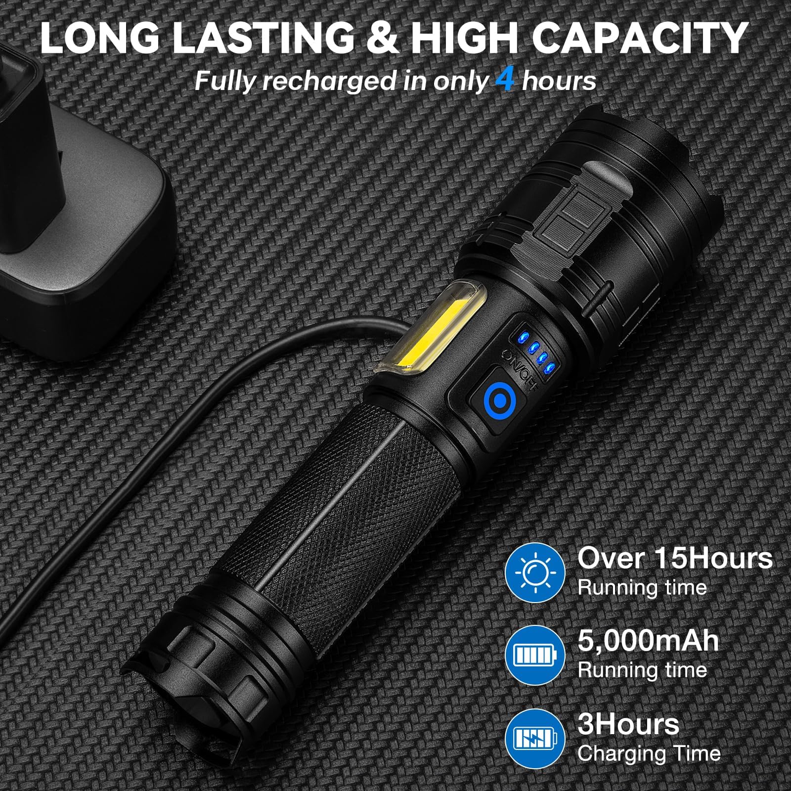 ALSTU battery compartment access emphasizes long-running power for camping