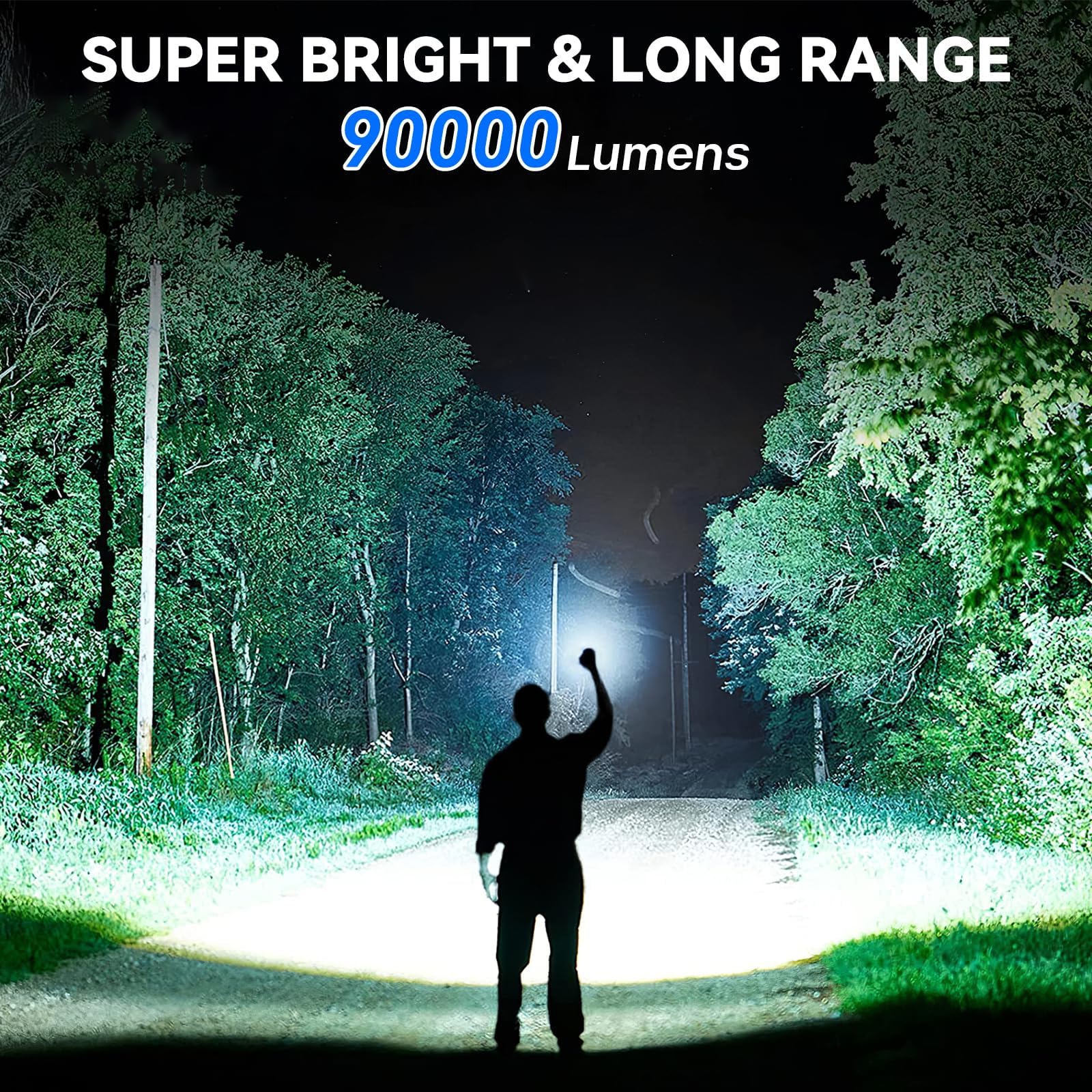 ALSTU COB LED close-up highlighting bright beam for reliable night visibility
