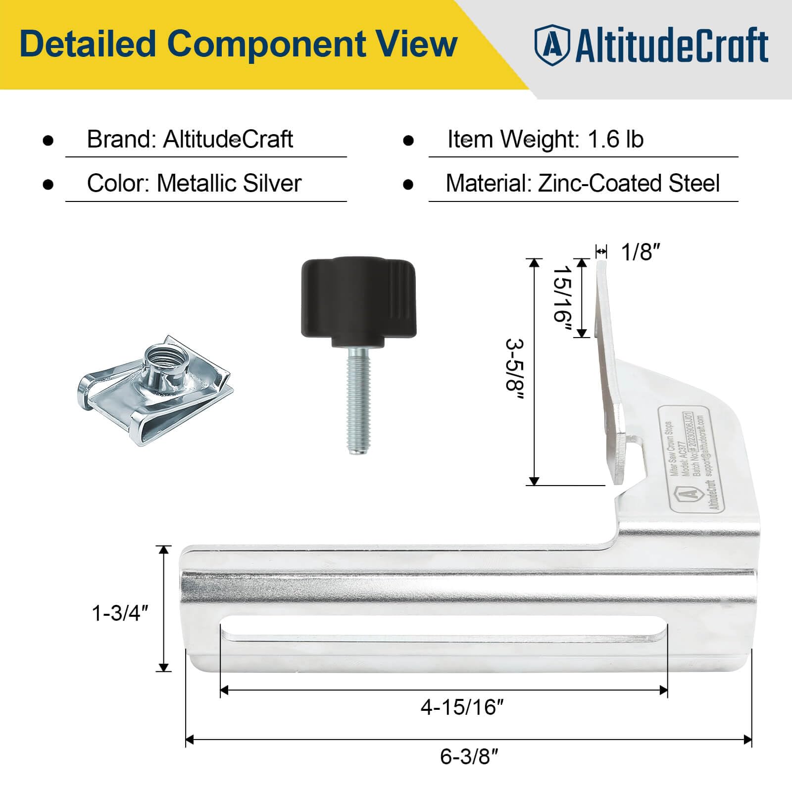 AltitudeCraft robust jig supports consistent trim joints on projects