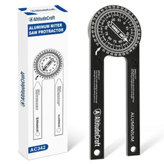 AltitudeCraft precision miter saw protractor angle-scale for no-math transfers