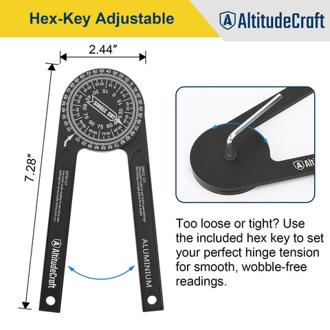 AltitudeCraft CNC-machined aluminum construction with fade-resistant scales