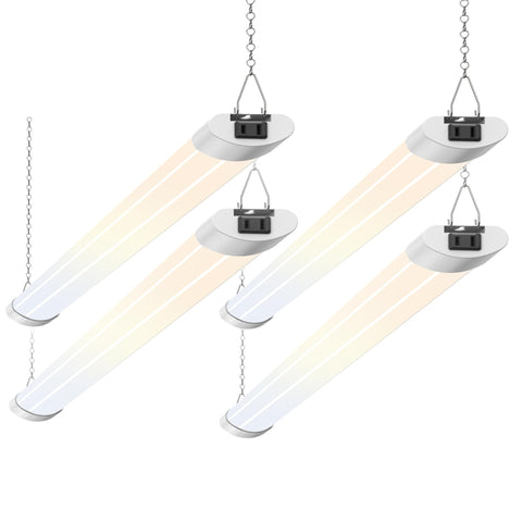 ALUSSO 4ft LED shop light front view for bright workshop lighting