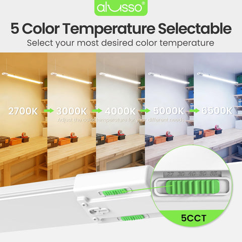 ALUSSO 5CCT adjustable color temperature for task lighting