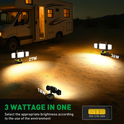 Selectable 3000K/4000K/6500K for mood- and task-light with ALUSSO.