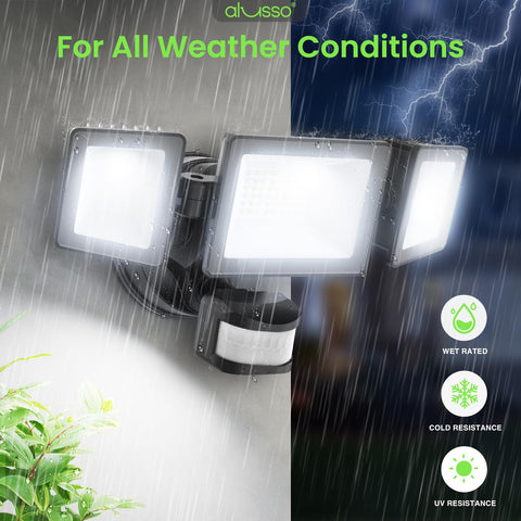 ALUSSO dusk to dawn mode offers convenient night lighting.