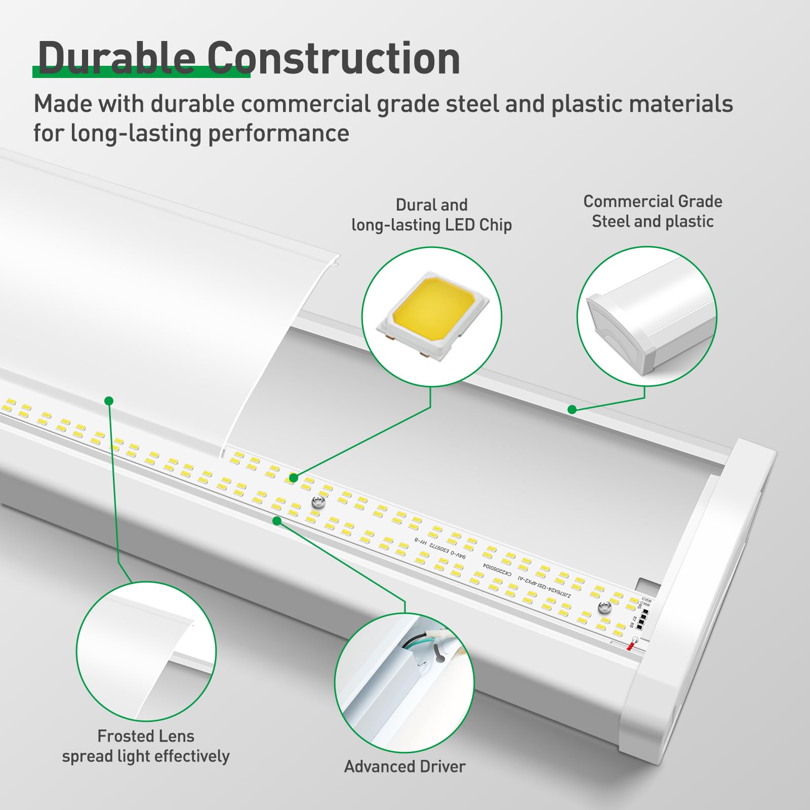 ALUSSO stainless steel body conveys durable construction for heavy use.