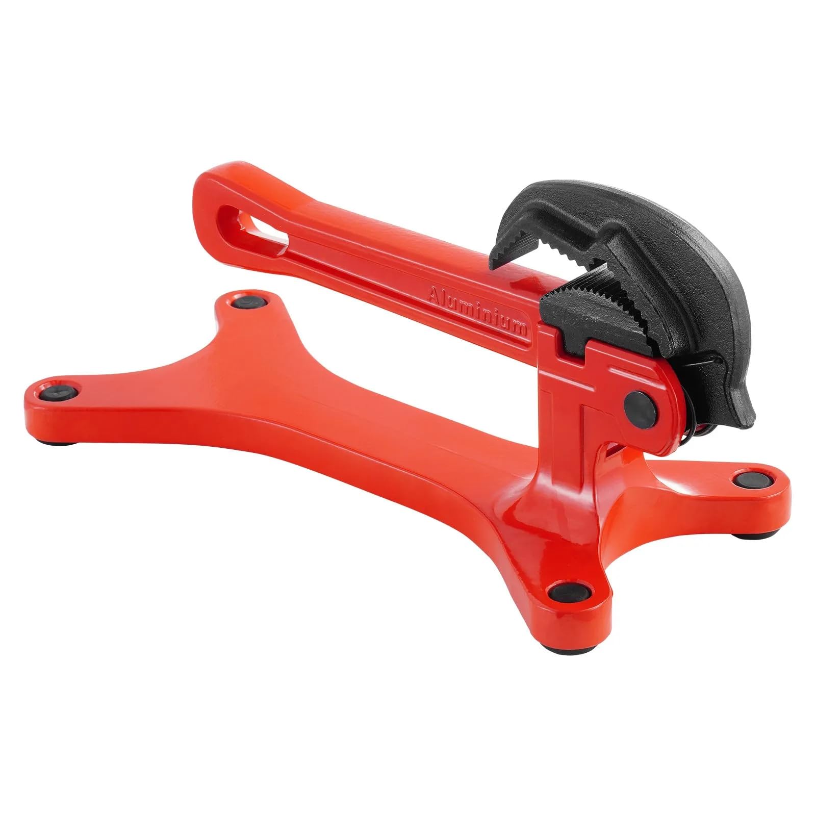 ALWALKEE portable pipe vise aluminum body for easy transport