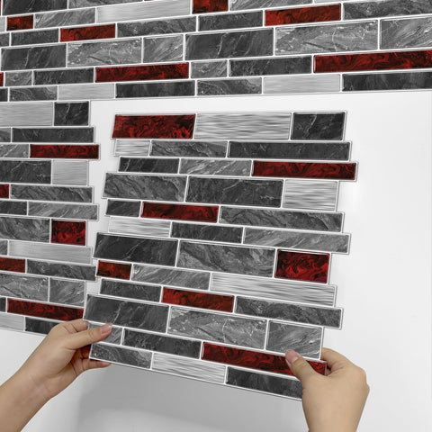 Alwayspon 3D-effect mosaic texture close-up on durable PVC surface.