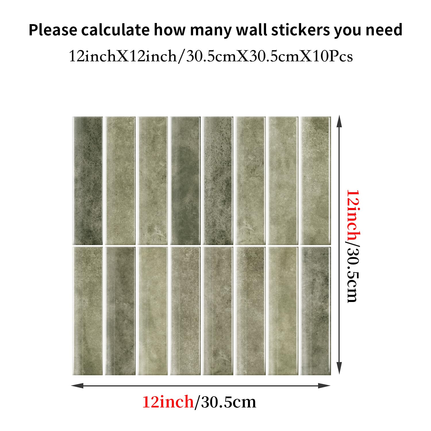 Alwayspon easy-clean backsplash tile surface ready for quick maintenance.