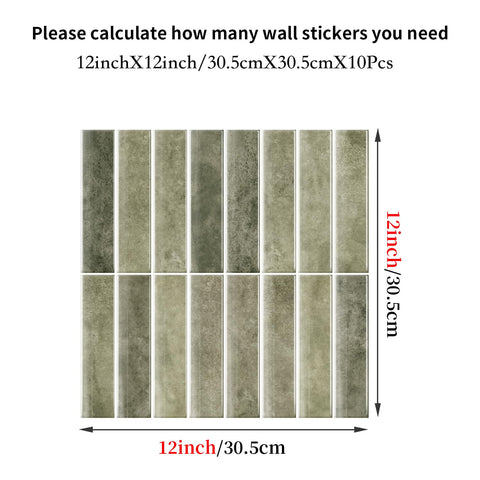 Alwayspon easy-clean backsplash tile surface ready for quick maintenance.