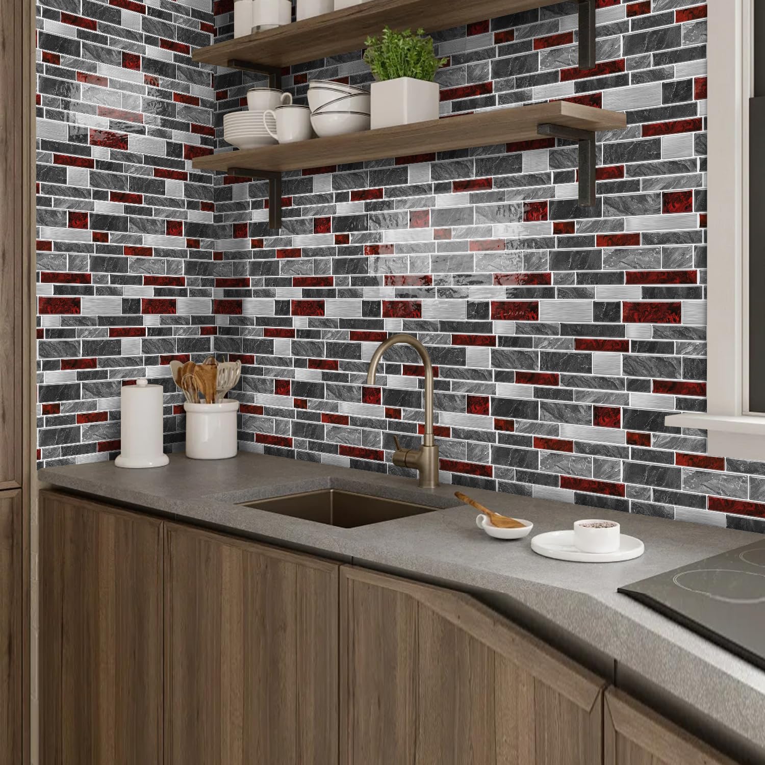 Alwayspon waterproof and oil-proof tiles easy to clean in wet zones.