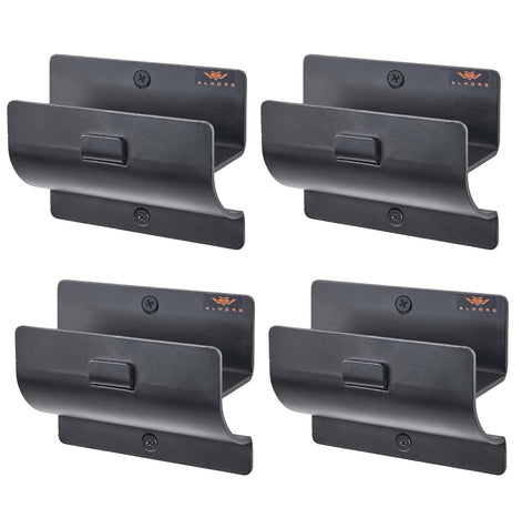 ALWORG ladder hanger set on wall keeps bulky items organized and accessible.