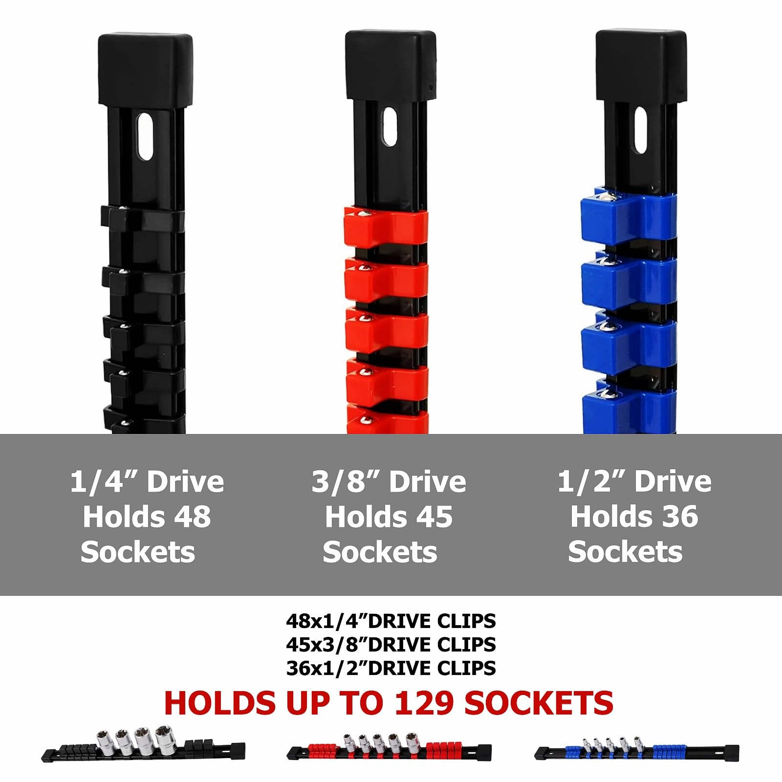 ALWORKKIT 360-degree swivel clips provide easy access from any angle.