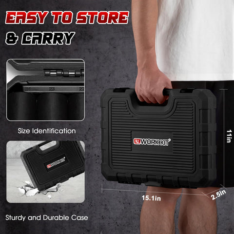 ALWORKKIT blow-molded case close-up illustrating secure storage.