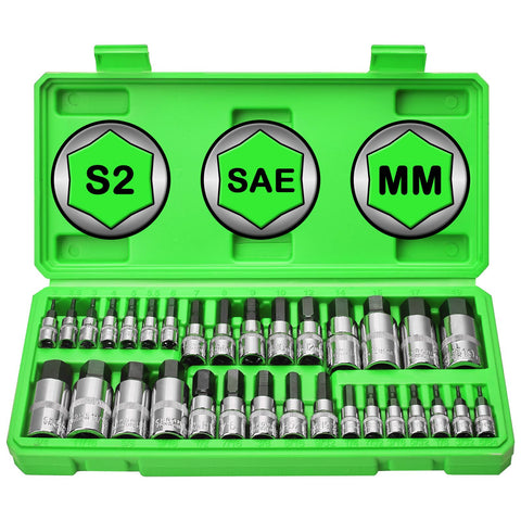 ALWORKKIT Masater hex bit socket set overview showing complete kit for organized projects.