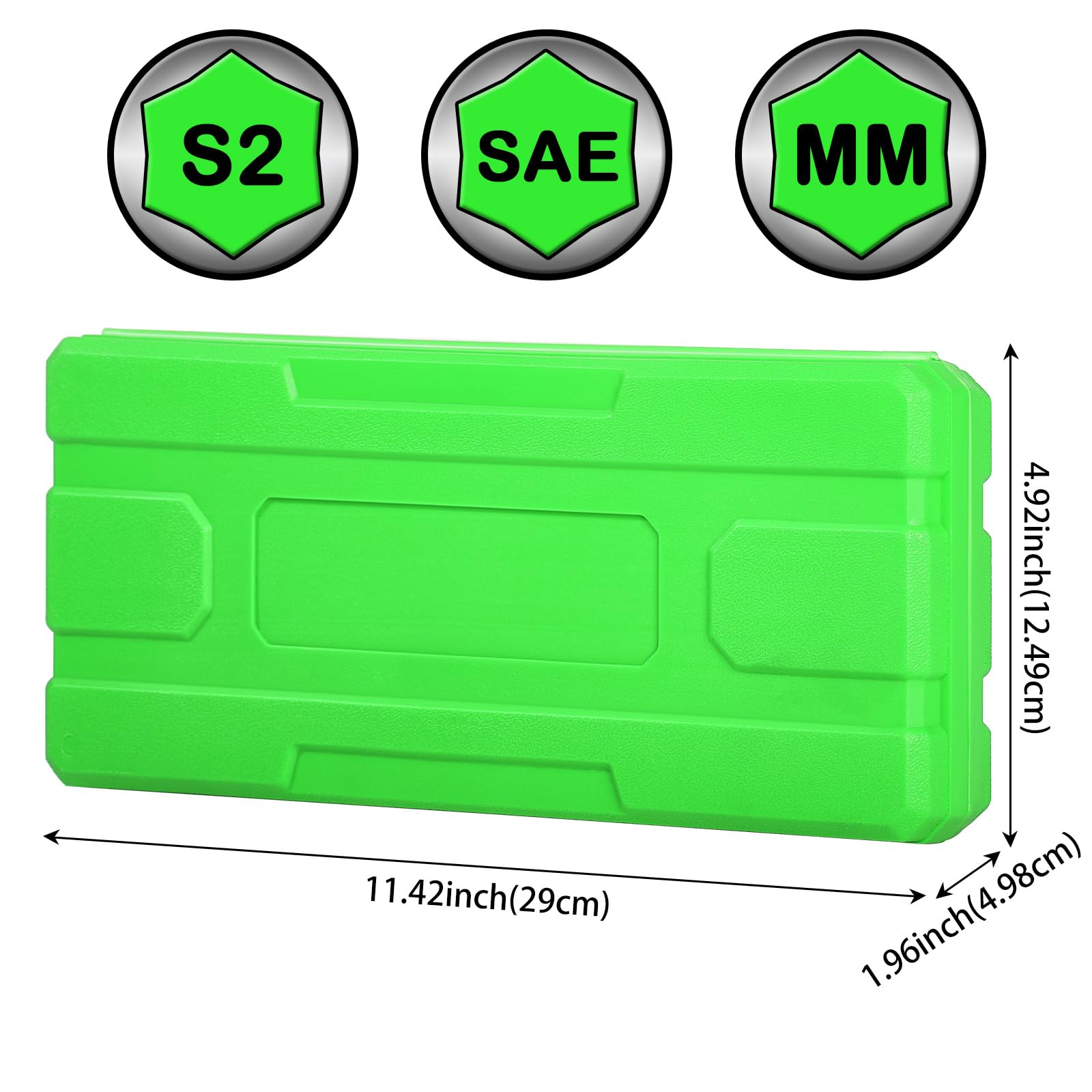 ALWORKKIT Masater hex bit socket set portable case keeps bits organized on the go.