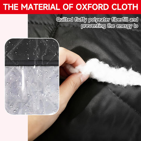 Alyseldy hands-free magnetic closure secures the curtain automatically.