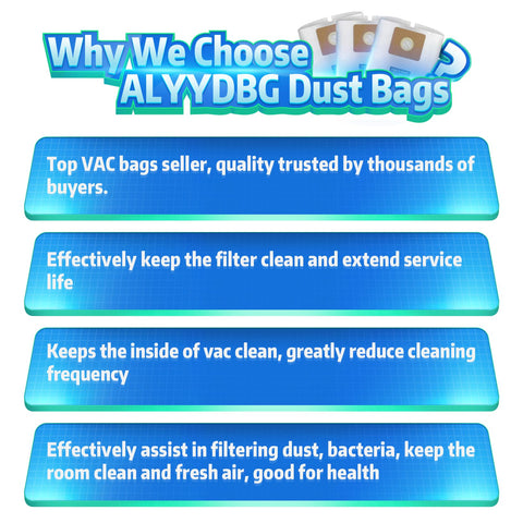 ALYYDBG Type A bag pack labeled for easy canister fit