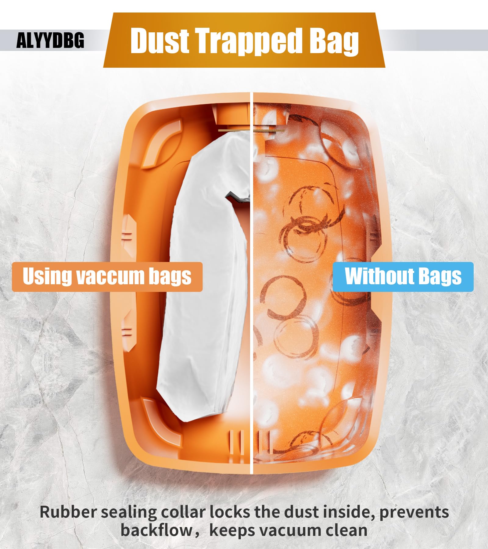 Five-pack convenient replacement set for ongoing vacuum maintenance