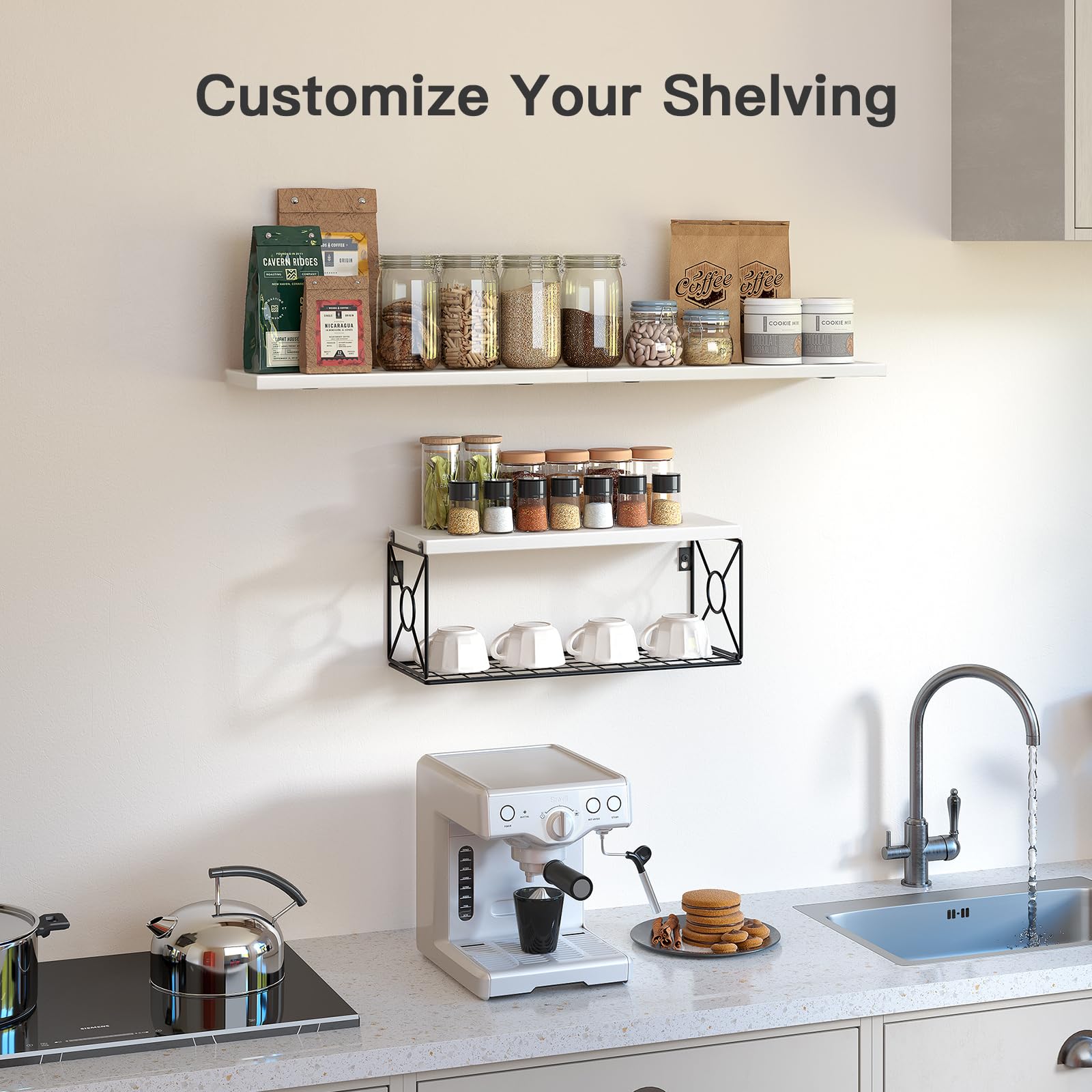 AMADA HOMEFURNISHING amada heavy-duty brackets ensure reliable wall mounting.