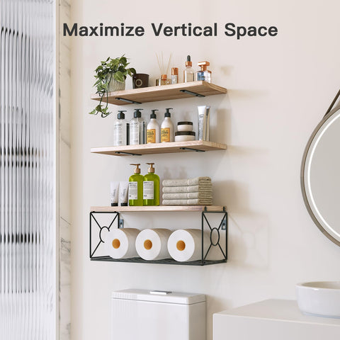 AMADA HOMEFURNISHING heavy-duty brackets enable secure wall mounting on multiple surfaces.