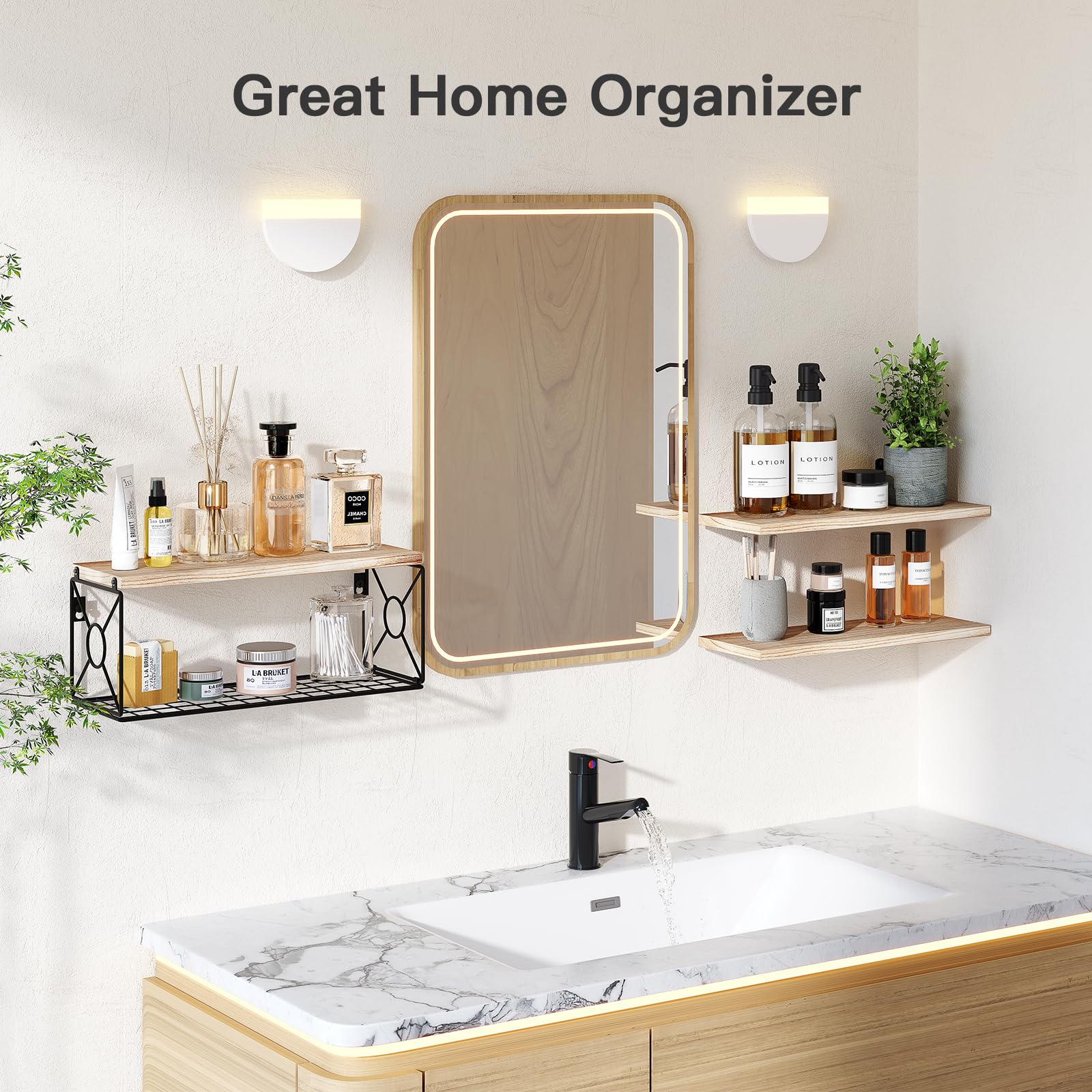 AMADA HOMEFURNISHING paulownia wood finish highlights natural grain and durability.