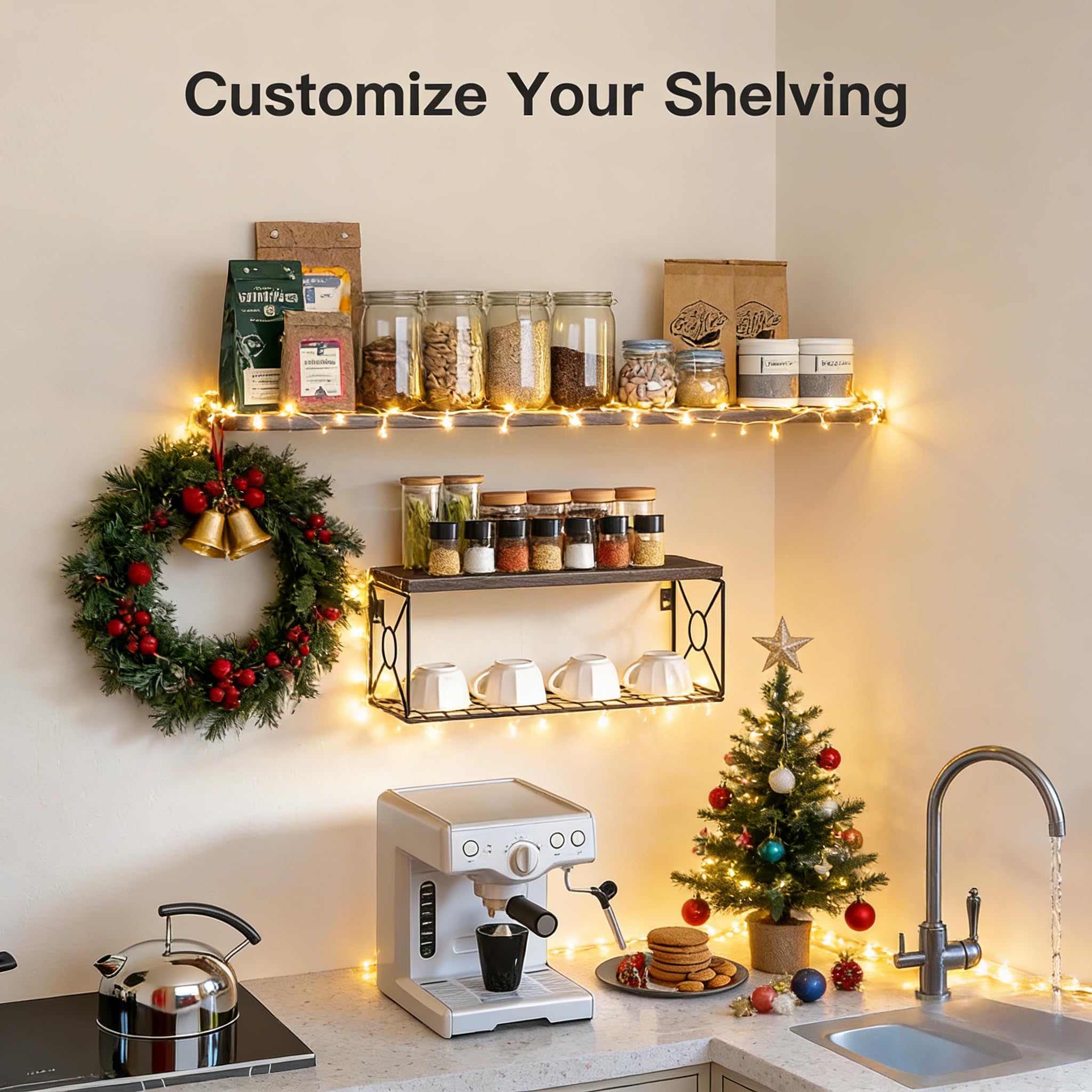 AMADA HomeFurnishing wall shelf corner usage optimizes small room layouts.