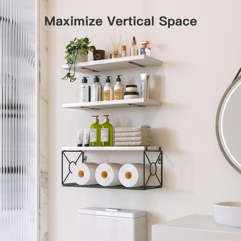 AMADA HOMEFURNISHING amada shelves with wire basket provide sturdy storage up to 22 lbs.