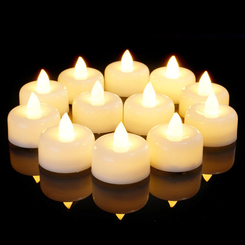 Amagic 100-pack flameless LED tea lights packaging for easy gifting and planning