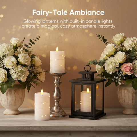 Amagic 3D wick detail creates convincing candle presence on surfaces.