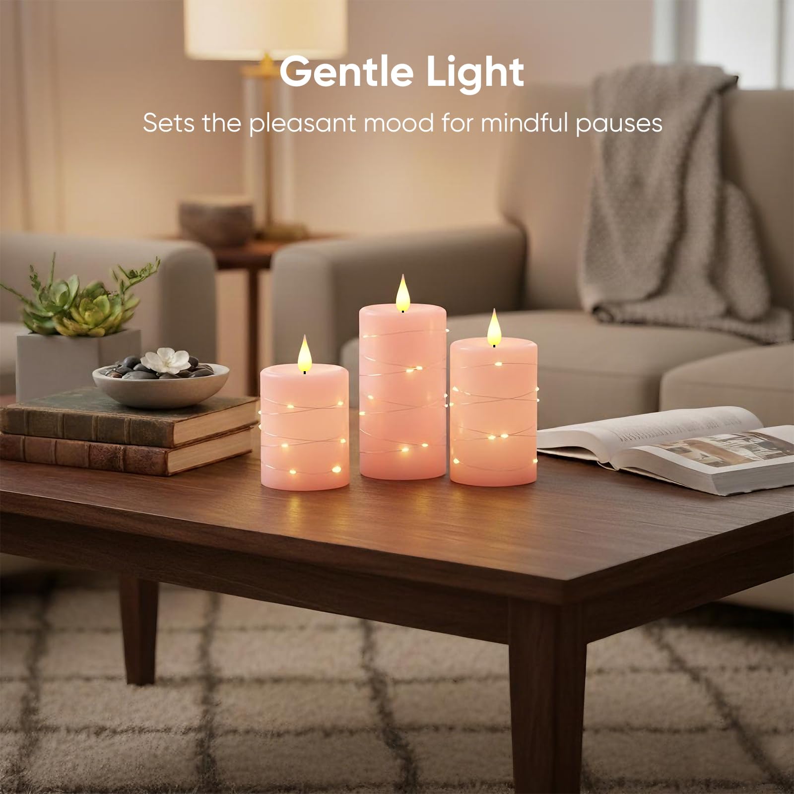Amagic offers 500+ hours of smokeless, long-lasting ambiance.